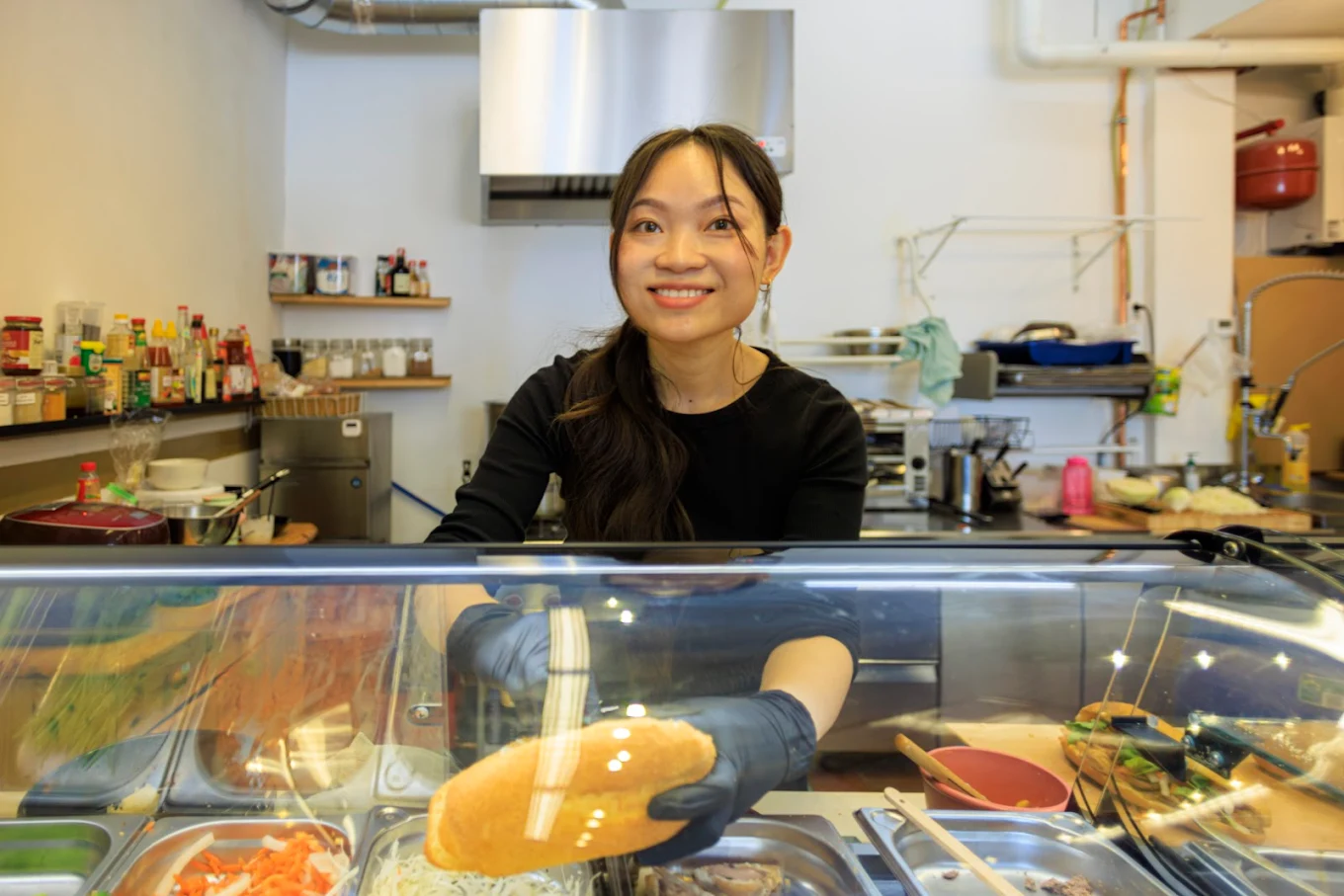 Chef Nhu, Head Chef and Co-founder of Banhmi & Caphe Vietnamese café in The Hague